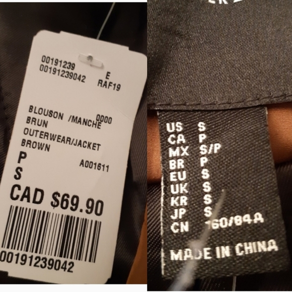 New Forever 21 women bomber jacket Small - Picture 7 of 8